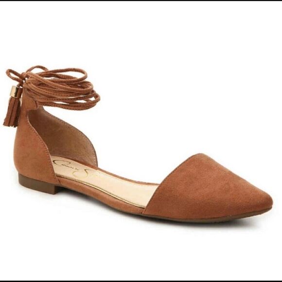 Jessica Simpson JP- Zelssa lace up pointed toe flats - Picture 7 of 7